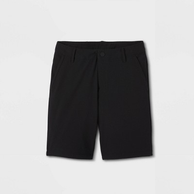 Boys black deals golf shorts