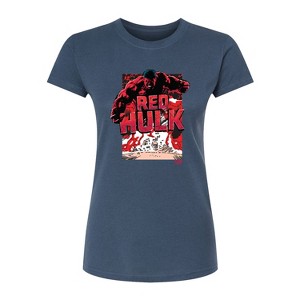 Women's - Marvel - Angry Red Hulk Fitted Graphic T-Shirt - 1 of 2