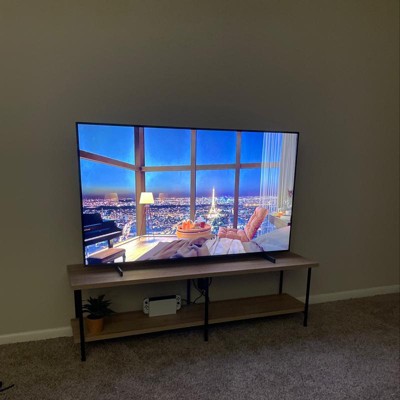 Wood And Metal Tv Stand For Tvs Up To 60