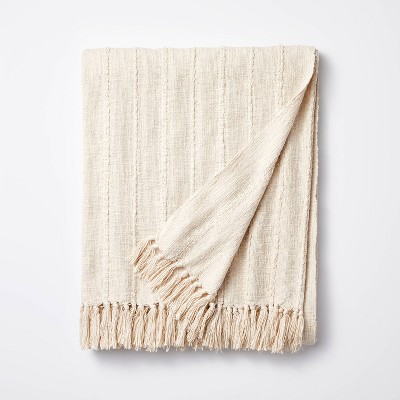 60"x86" Oversized 100% Cotton Bed Throw - Threshold™ designed with Studio McGee