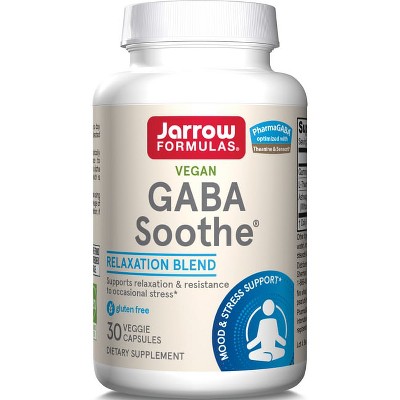 Jarrow Formulas, Inc. Vegan Gaba Soothe 30 Veg Caps.