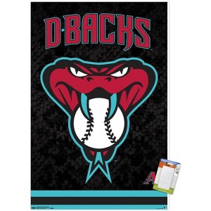 Trends International MLB Arizona Diamondbacks - Snake Head Logo Unframed Wall Poster Prints - 1 of 4