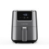 Chefman 2qt TurboFry Touch Digital Air Fryer Gray: 900W, Dishwasher-Safe Parts, 1-Year Warranty, Compact Electric Fryer - 2 of 4