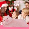 TITQWOP Long Capybara Plush Pillow,Cute Capybara Stuffed Animals Plushie Sleeping Hugging Body Pillow,Kawaii Capybara Soft Doll Toy - 2 of 4