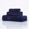Modern Solid Classic Luxury Egyptian Cotton Towel Set by Blue Nile Mills - 2 of 4