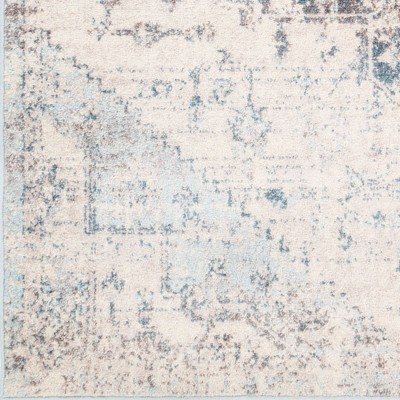 Livabliss 5'3"x7'3" Henderson Traditional Rugs Cream: Medium Pile, Stain & Fade-Resistant, Living Room Rug
