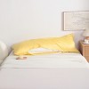 Satin Zippered Body Pillowcase, Silky Slip Cooling Body Pillow Cover - NTBAY - 3 of 4
