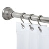 Wave Top Trim, Rust Resistant, 43" to 72" Adjustable Tension Shower Curtain Rod - 4 of 4