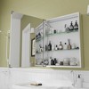 Lirago Bathroom Vanities Surface-mounted/Recessed Mirror Cabinet with Mirror with Adjustable Shelf 26*20 Black - 3 of 4