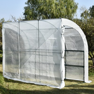 Outsunny 10' X 5' X 7' Outdoor Walk-in Tunnel Gardening Greenhouse With ...