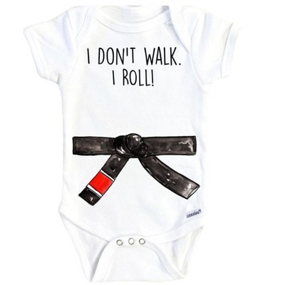 Jiu Jitsu I Roll Onesie® Baby Boy Girl Clothes Infant Bodysuit Funny Cute Newborn GS1