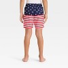 Boys' Flag Swim Trunks - Cat & Jack™ - 2 of 3