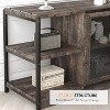 Homhougo TV Stand for TVs up to 70" Dark Grey - 4 of 4
