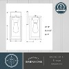 VAXCEL Kilbourne 1 Light Black Dusk to Dawn Outdoor Wall Lantern Clear Glass - 4 of 4