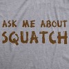 Youth Ask Me About Squatch T Shirt Funny Sarcastic Bigfoot Flip Tee for Kids - Crazy Dog Youth T Shirt - 2 of 4