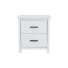 PAGED Night Stand Elegant Bedside Table Wooden Nightstand with Storage Drawer and Open Shelf for Bedroom - 3 of 4