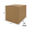 UOFFICE Corrugated Boxes 10 x 8 x 8" Bundle of 25 Cardboard Shipping Boxes - image 2 of 4