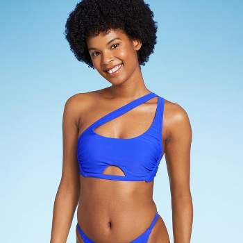 Women's Star Cup Strappy Bikini Top - Wild Fable™ Blue : Target