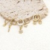 14K Gold Plated Asymmetrical Earring Set: Huggie Hoops & Cartilage Studs for Women - 3 of 4