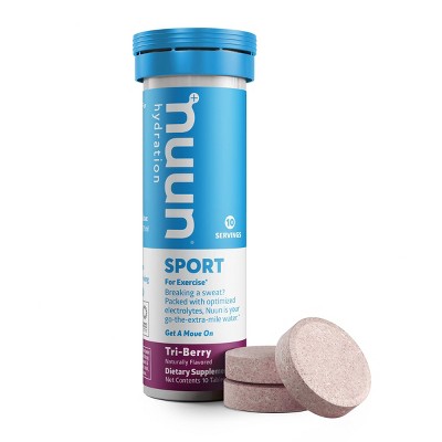 Nuun Hydration Sport Drink Tabs - Tri - Berry - 10ct