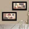 "Bath Collection" 2-Piece Vignette By Pam Britton, Black Frame - 3 of 4