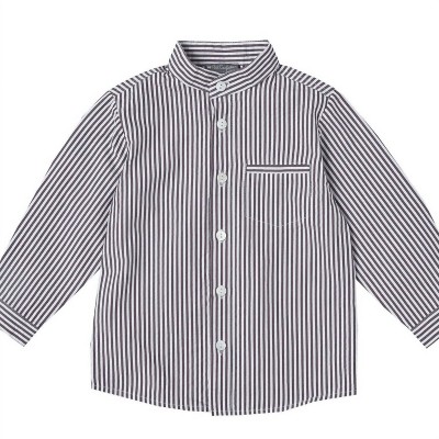 Boy's Boys' Seersucker Long-Sleeve Shirt - Petit Confection