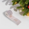 Unique Bargains Christmas Stickers for Ceramic Glass Metal Paper Plastic Peel Light Gray Blue 1Pcs - 2 of 4