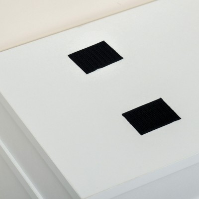 White Modern Shoe Rack Bench with Gray Cushion and Storage Drawers
