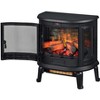 Duraflame Black Curved Front 3D Infrared Electric Fireplace Stove with Remote Control - DFI-7117-01 - image 3 of 4