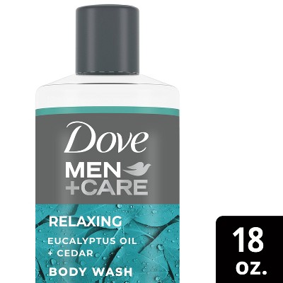 Dove Men+Care Relaxing Eucalyptus + Cedar Hydrating Body Wash Soap - 18 fl oz