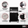 Weber Spirit 529 Square Inch Freestanding Cast Iron Natural Gas Grill, Black - 2 of 4