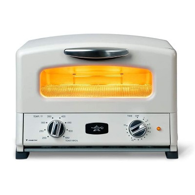 Sengoku Set-g16a(w) Heatmate Compact Countertop Graphite Technology Toaster  Oven With 4 Non-stick Pans For Toasting And Baking, Eggshell White : Target