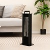 Tangkula 1200W Freestanding Double-Sided Patio Heater Automatic Shut-Off with Handle - image 2 of 4