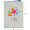 Paper Love Happy Birthday Balloons Pop Up Card - 2 of 4