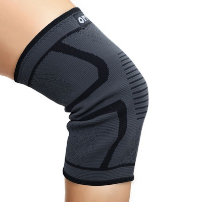 Orry Compression Support Knee Sleeve - Nylon and Spandex Knee Sleeve - Reduces Joint Instability, Relieves Pain - One Size (Black)