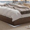 Twin TwinXL Full Queen King Size Modern Minimalist Floor Standing Bed Frame With Wooden Slat & Support - 4 of 4