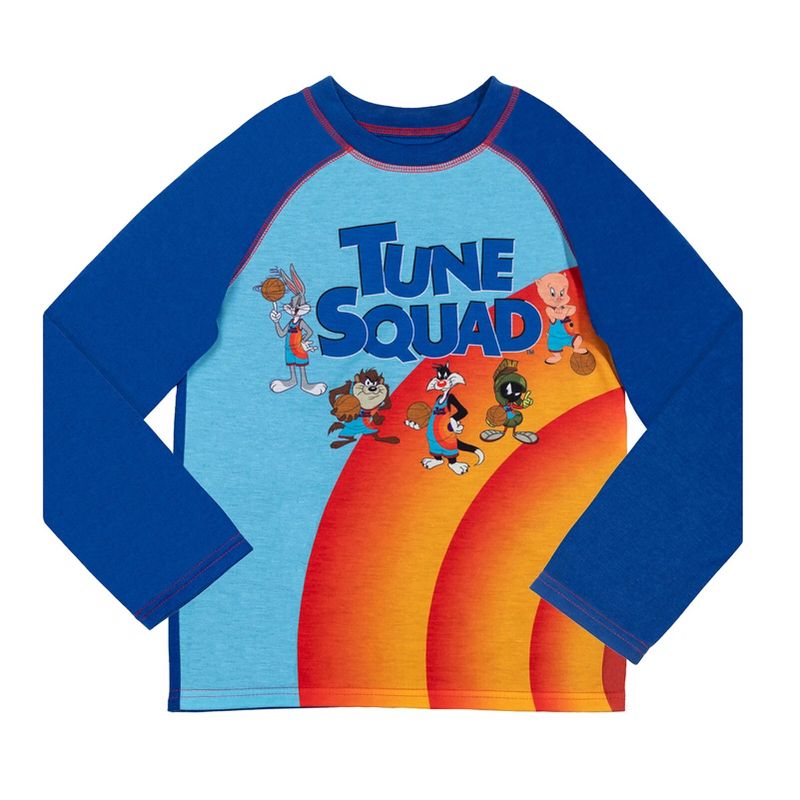 SPACE JAM Looney Tunes Pajama Shirt and Pants Sleep Set Little Kid to Big Kid, 5 of 9