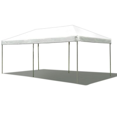 Party Tents Direct Weekender West Coast Frame Party Tent, White Polyethylene, 10 ft x 20 ft