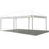 Party Tents Direct Weekender West Coast Frame Party Tent with Sidewalls, White Polyethylene, 10 ft x 20 ft - 3 of 4