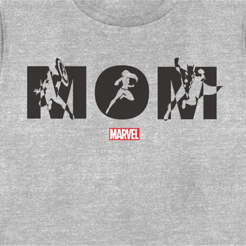 Women's Marvel Mother's Day Superheroes Silhouettes T-Shirt, 2 of 5