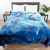 Heavy Fleece Blanket with Ocean Dolphins Pattern- Plush Thick 8 Pound Faux Mink Soft Blanket for Couch Sofa Bed by Hastings Home (74 x 91 ) - 2 of 4