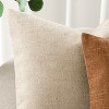 LISM Throw Pillow Covers 2-Pack Chenille Decorative Pillowcases Accent Cushion Cover for Home - 2 of 4