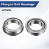 Unique Bargains Chrome Steel Durable Multipurpose Use Flanged Ball Bearing - 4 of 4