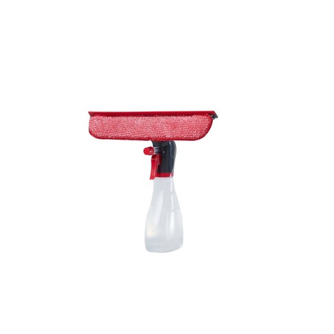 Professional Window Cleaning Kit,11-Inch Squeegee with Microfiber Scrubber