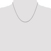 Black Bow Jewelry 1.25mm Sterling Silver, Solid Twisted Box Chain Necklace - 2 of 4