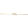 Black Bow Jewelry 0.9mm, 14k Yellow Gold, Cable Chain Necklace - 4 of 4