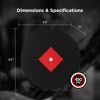 Morrell Targets FITA 1 Outdoor Range Archery Target with High Roller Foam Core, Round Shooting Surface for Compound Bows and Crossbows, Black/Red - 4 of 4