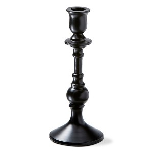 tagltd Westport Black Cast Aluminum Taper Candle Holder Small, 3.5L x 3.5W x 9.0H inches - 1 of 2