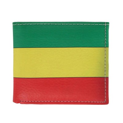 Texas Flag Handcrafted Vegan Leather Bifold Wallet For Men – Multi-Color, Credit Card Holder