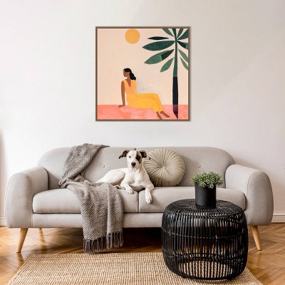 Amanti Art Charm in Every Gaze II Woman by Lazar Studio Framed Wall Art Print